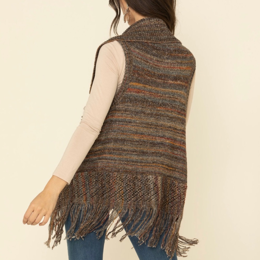 Olive Marble Sweater vest